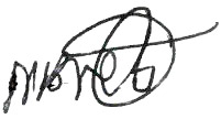 Signature of Crop Estimates Committee Chairman 2019